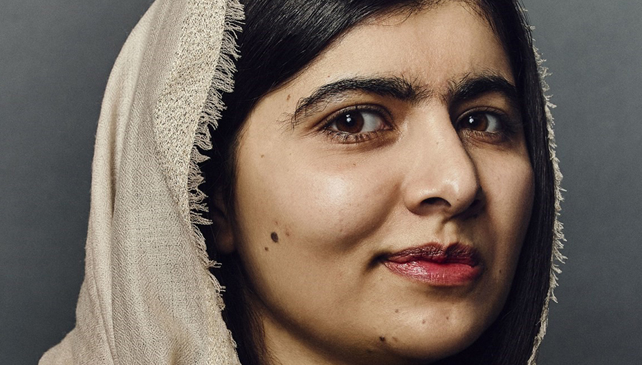 A portrait photograph of Malala Yousafzai.