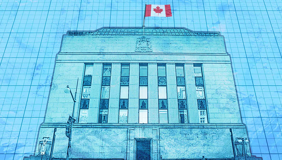 An illustration of the Bank of Canada.