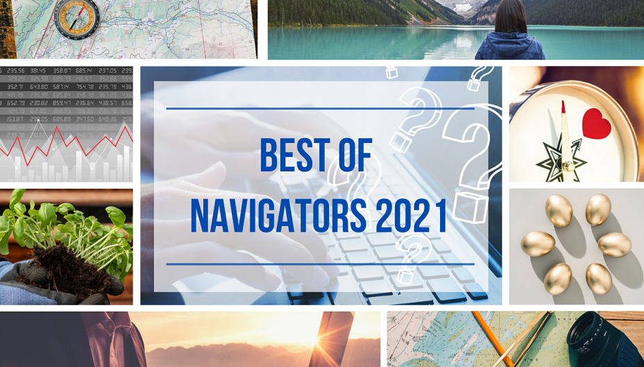 A collage of lifestyle imagery with the text, "BEST OF NAVIGATORS 2021".
