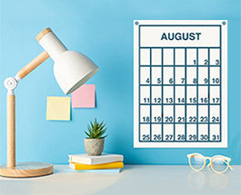 A calendar of important dates for investors.