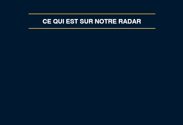Écran noir avec les mots termes de placement, droits de douane et rééquilibrage de portefeuille