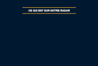 Opérations sans commission, Échéance pour droits de douane et Repenser le patrimoine sur écran noir